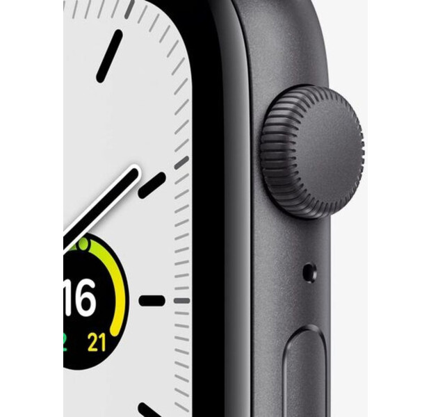 Apple Watch SE GPS 44mm Space Gray Aluminium Case with Midnight Sport Band (MKQ63) б/в